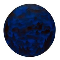 peinture noir avec fondu bleu Didier MENCOBONI